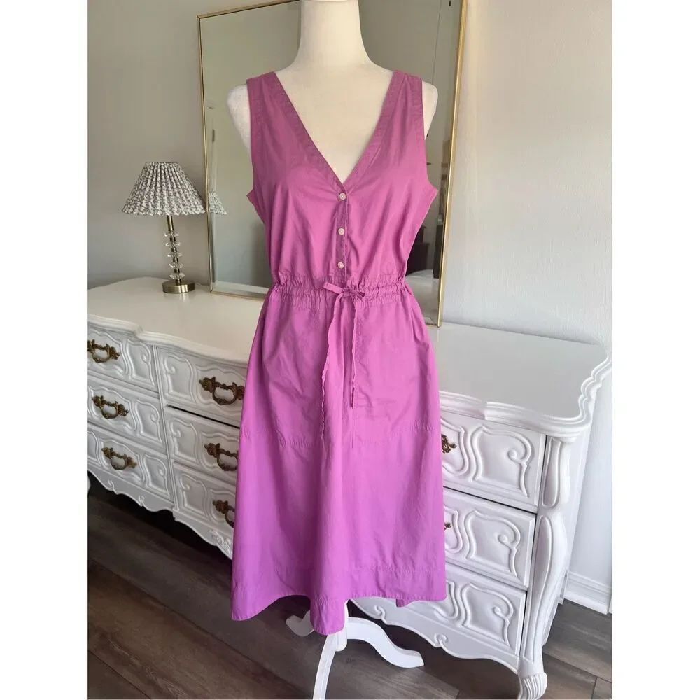 Gap Tie waist midi dress size SP